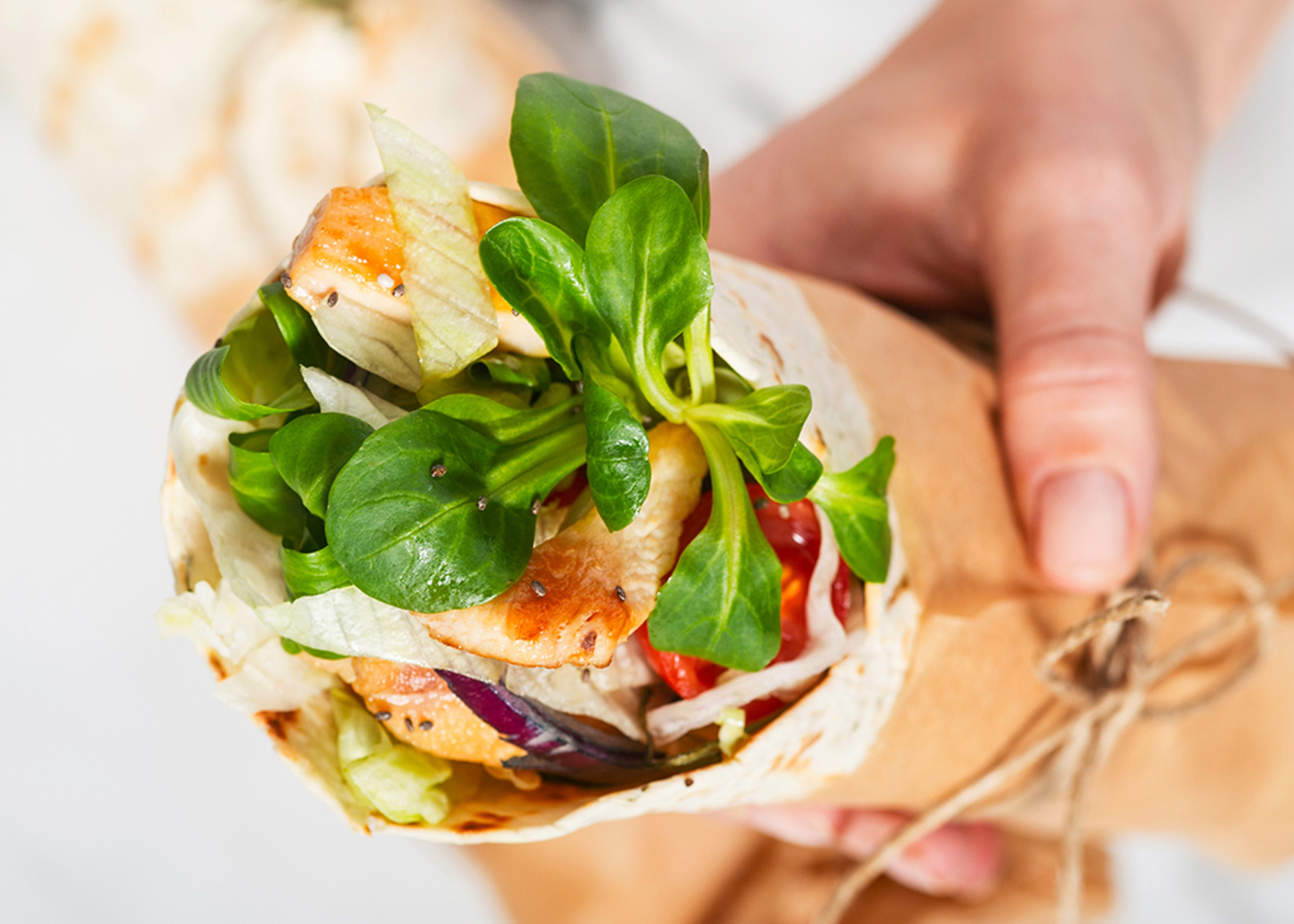 Wrapped sandwich